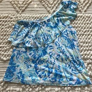 Lilly Pulitzer Matteo one shoulder top